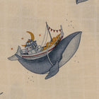 Konges Sløjd 3 pack Muslin Cloth Wraps- Whale Boat