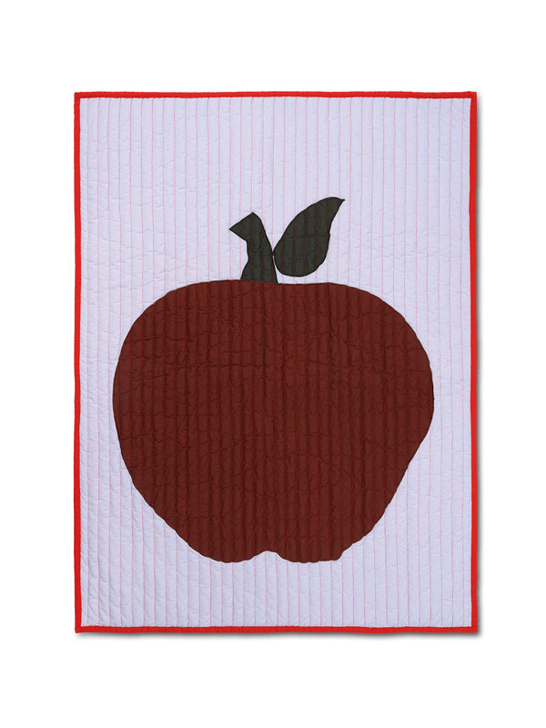 ferm LIVING Apple Quilted Blanket Lilac